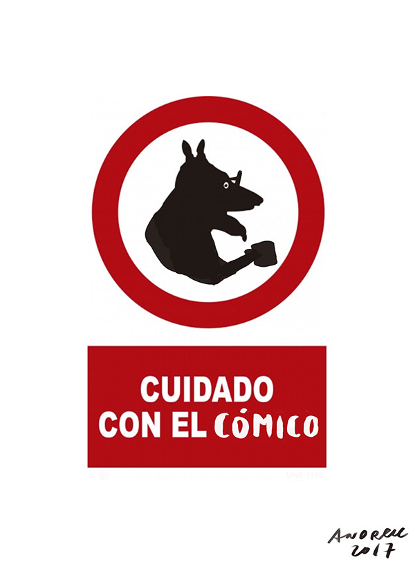 Cuidado con el cómico