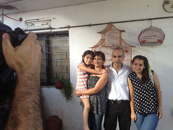 Julián y familia