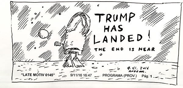 Trump has landed Trump has landed